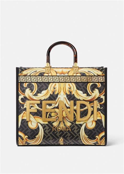 versace and fendi bag|Versace Fendi collaboration.